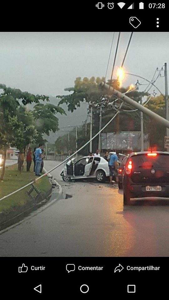 ACIDENTE EM CAMPO GRANDE!!! CUIDADO REDOBRADO!!