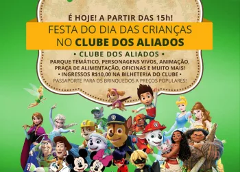 É HOJE!!! FESTA DO DIA DAS CRIANÇAS!!! VEM!!