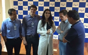 Crivella visitando o Quinta D'Or