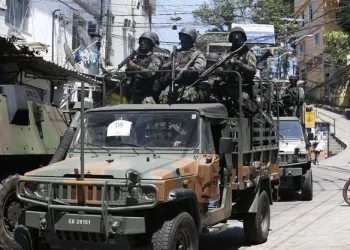 exército em operação no rio