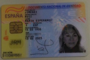 identidade turista espanhola