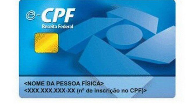 CPF DEVE SER ADOTADO COMO IDENTIFICAÇÃO NACIONAL
