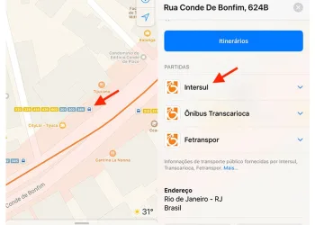 iPhone tem app Mapas com pontos e linhas de ônibus; aprenda como usar