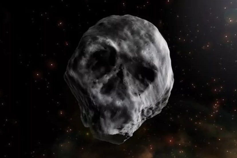 Asteroide em formato de caveira passará perto da Terra em 2018