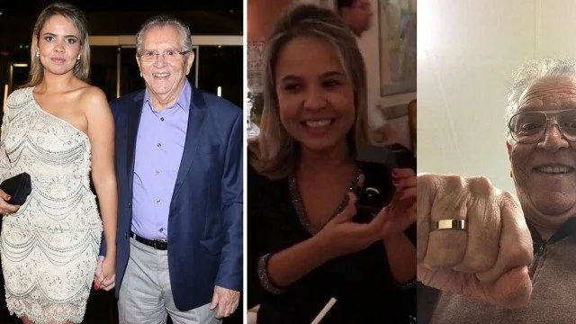 GALUDÃO!!! AOS 81, CARLOS ALBERTO DE NÓBREGA FICA NOIVO DE NUTRICIONISTA 43 ANOS MAIS JOVEM!!!