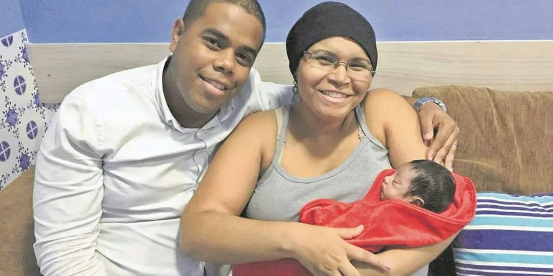 Michelle e seu bebê tiveram alta!