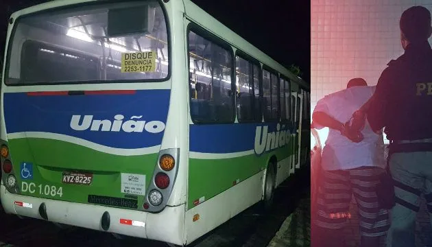 Passageiros são feitos reféns durante assalto a ônibus no RJ hoje!!