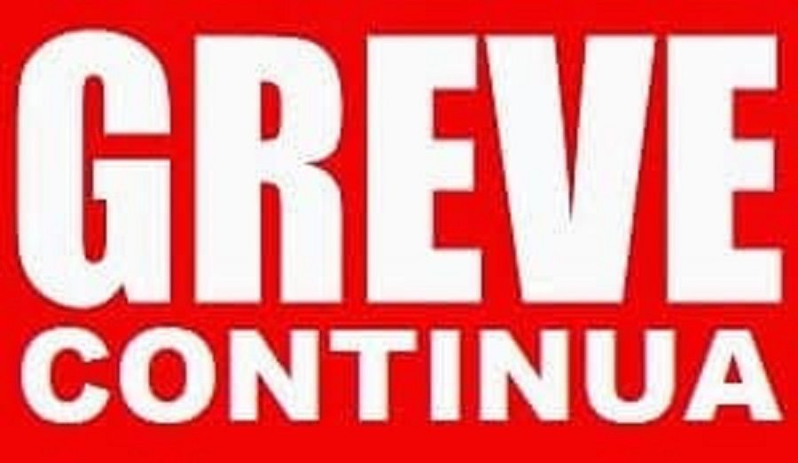 A GLOBO MENTIU!!! A GREVE CONTINUA!!!
