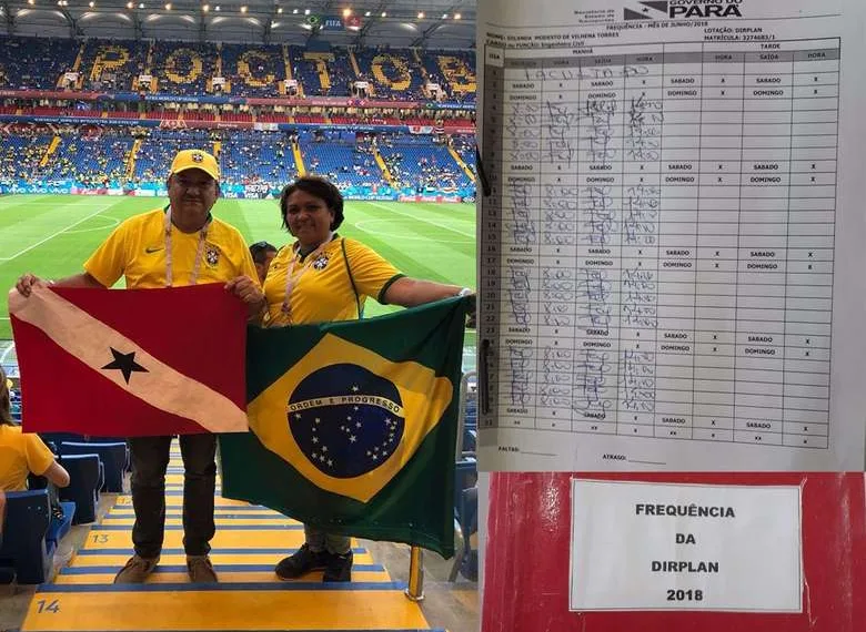 Funcionária pública vai para Rússia e deixa ponto assinado até o final do mês