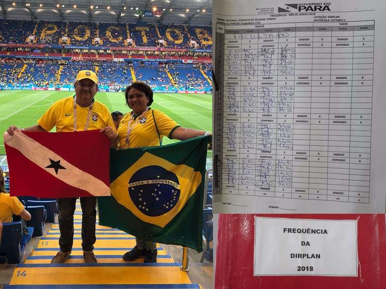 Funcionária pública vai para Rússia e deixa ponto assinado até o final do mês