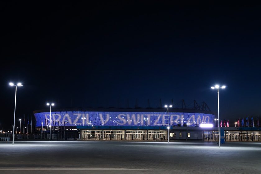 Bombas da 2ª Guerra foram achadas perto do palco da estreia do Brasil