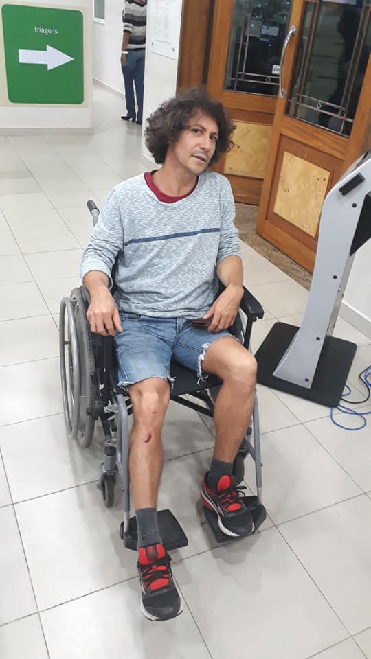 HOMEM QUASE PERDE A PERNA NUM PIER EM PRAIA DA ZONA OESTE!!!(FOTOS)