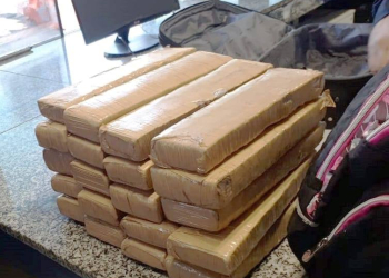 PRF FLAGRA ADOLESCENTE COM 20 KG DE MACONHA EM ÔNIBUS NA RIO-SANTOS