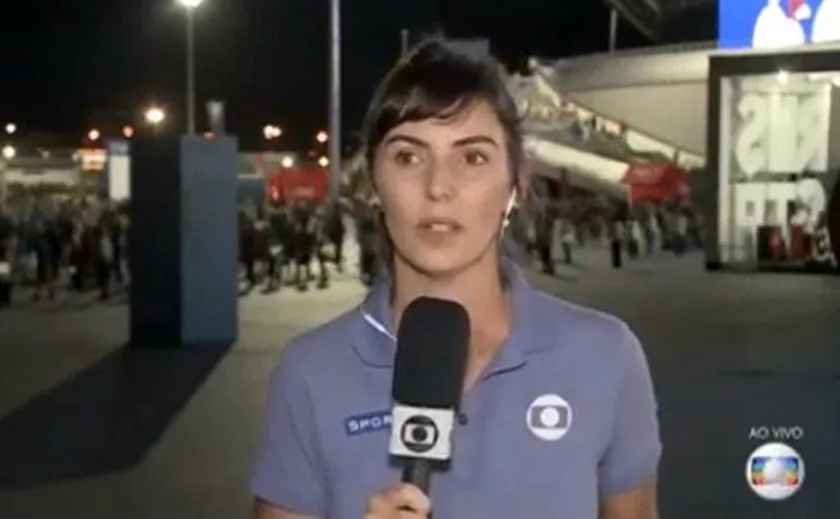 Repórter da Globo chora ao vivo após a derrota do Brasil na Copa