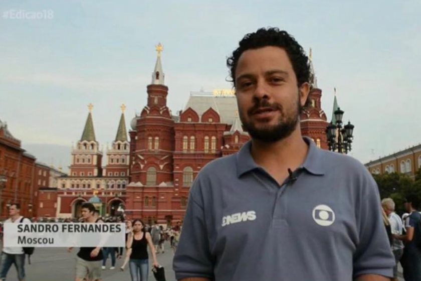 repórter da Globo assume que é gay durante transmissão ao vivo da Russia!
