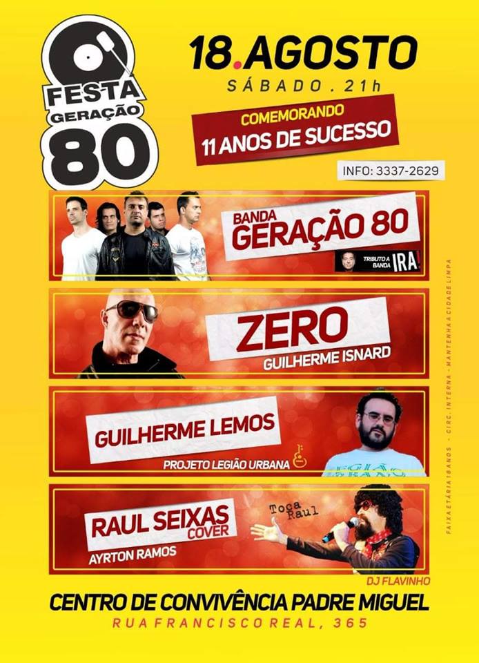 NÃO PERCAM!! GERAÇÃO 80!!! VAI PERDER?