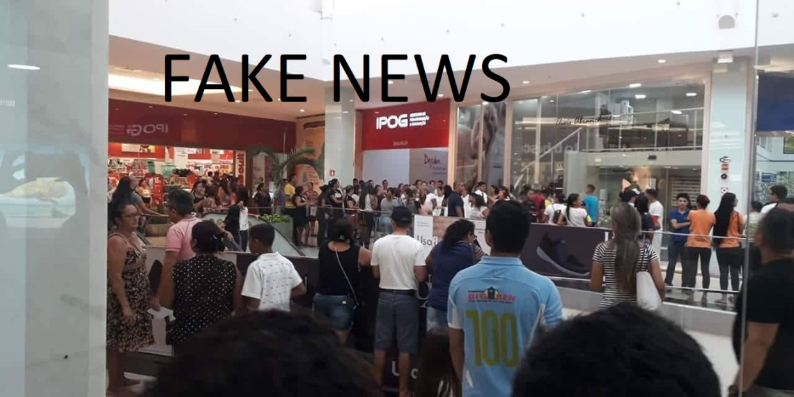 FAKE NEWS!!! NÃO TEM SEQUESTRO EM SHOPPING EM CAMPO GRANDE!!!