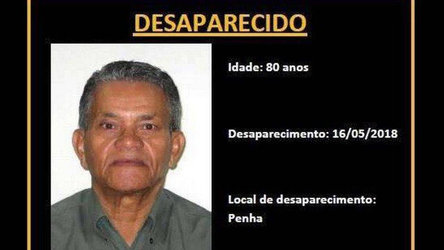 Família faz campanha para encontrar idoso desaparecido há quase três meses no RJ