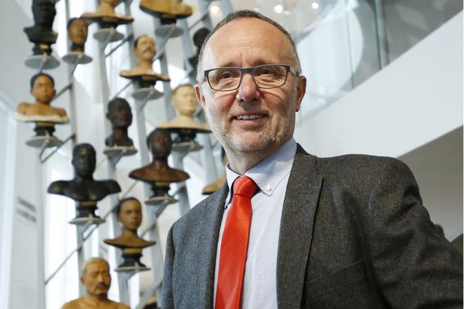 Bruno David, presidente do Museu Nacional de História Natural de Paris(foto: AFP / PATRICK KOVARIK)