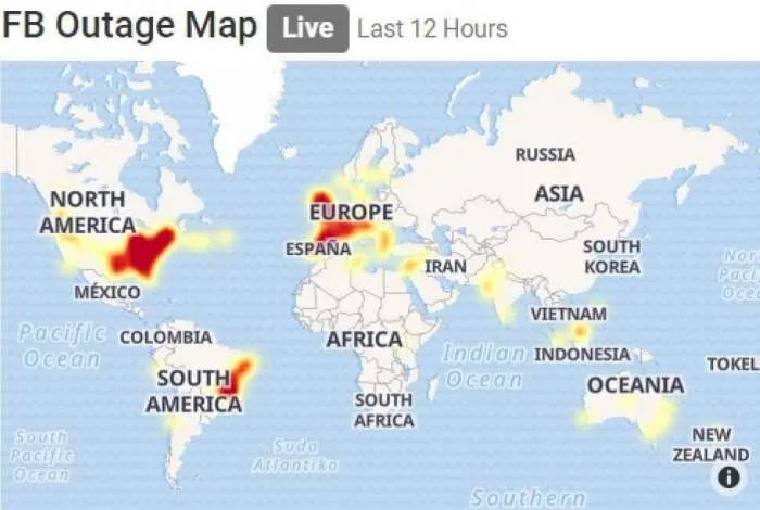 Facebook, Instagram e Messenger ficam fora do ar nesta segunda-feira