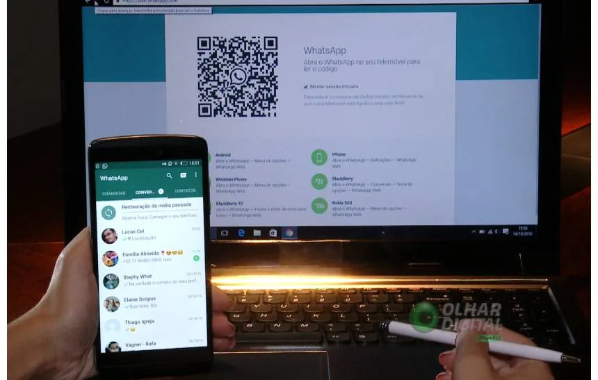 Como personalizar o plano de fundo de uma conversa no WhatsApp Web