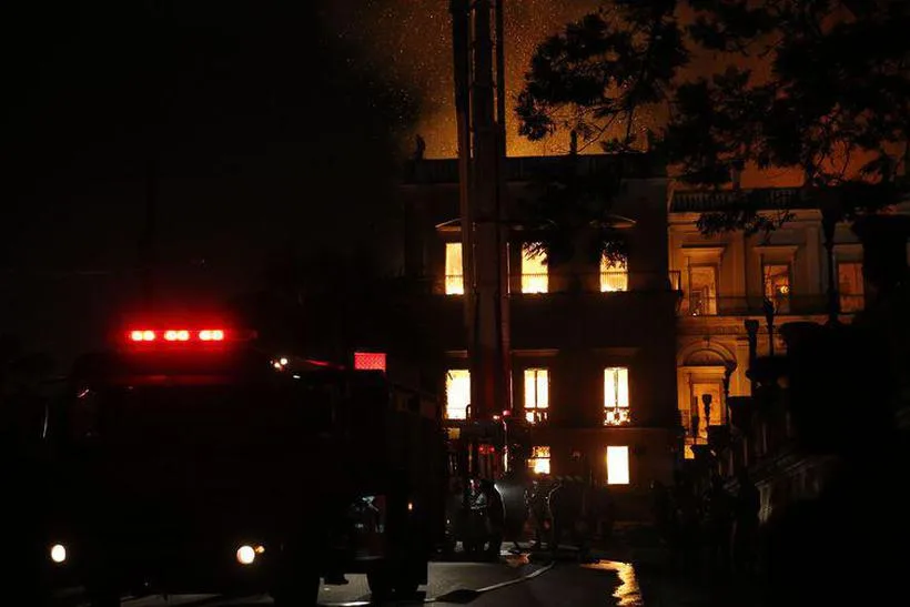 Prédio do Museu Nacional não corre risco de desabar, segundo os Bombeiros
