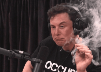 Ações da Tesla caem após Elon Musk aparecer fumando maconha
