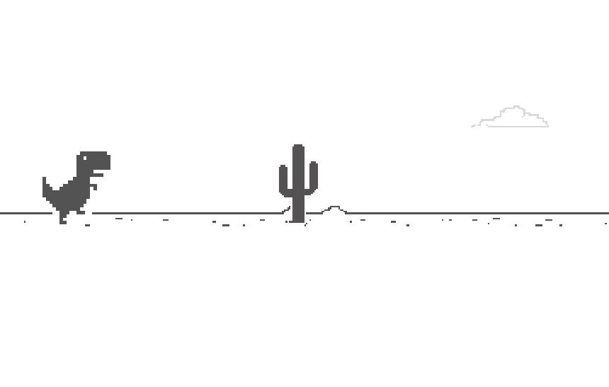 Como jogar o game do dinossauro do Chrome mesmo com internet