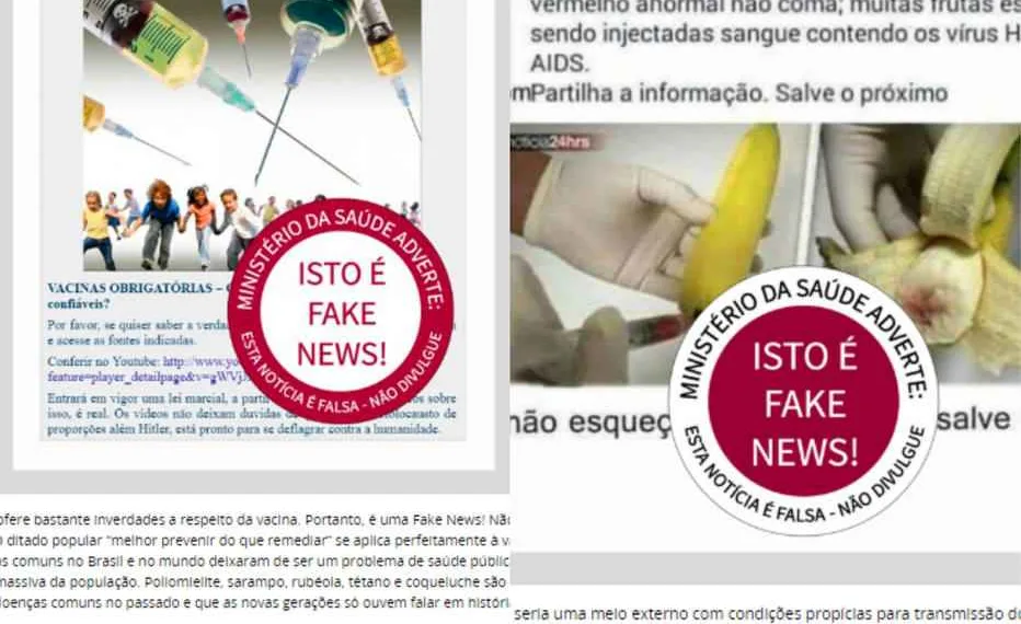 Ministério da Saúde identifica 185 focos de fake news e reforça campanhas