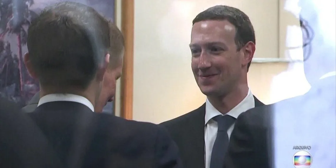 Mark Zuckerberg, CEO do Facebook, testemunha diante do Congresso dos EUA pela 1ª vez