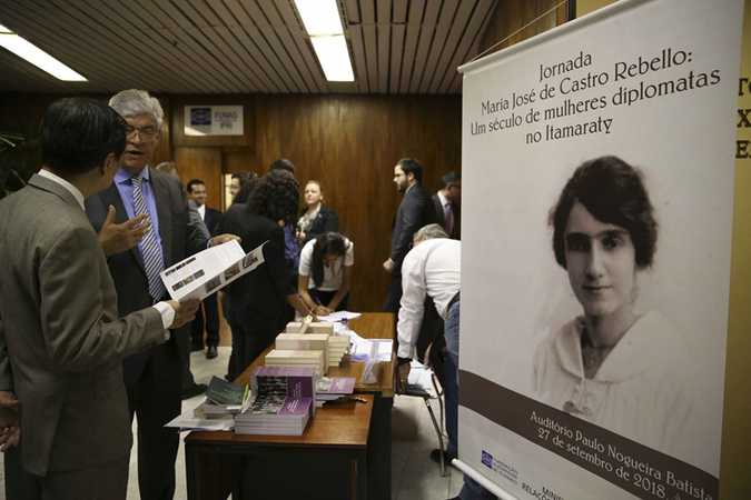 Jornada Maria José de Castro Rebello: Um Século de Mulheres Diplomatas no Itamaraty(foto: José Cruz/Agência Brasil)