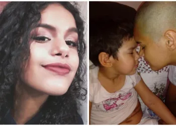 Adolescente raspa a cabeça e faz promessa pela cura da irmã que luta contra câncer