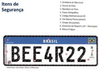 AGU recorre ao STJ para garantir adoção de novas placas do padrão Mercosul