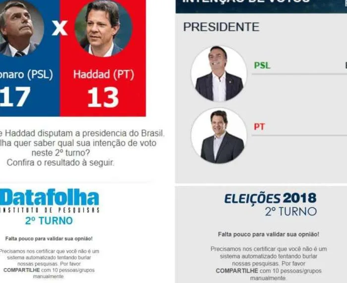 Pesquisa em WhatsApp? Fuja, é mais um golpe