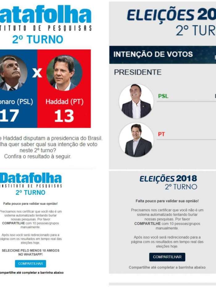 Pesquisa em WhatsApp? Fuja, é mais um golpe