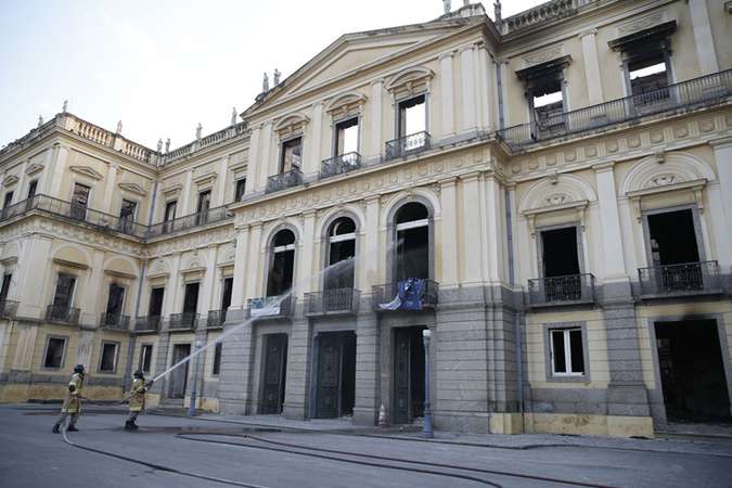 Incêndio que destruiu o Museu Nacional completa um mês(foto: Tomaz Silva/Agência Brasil)