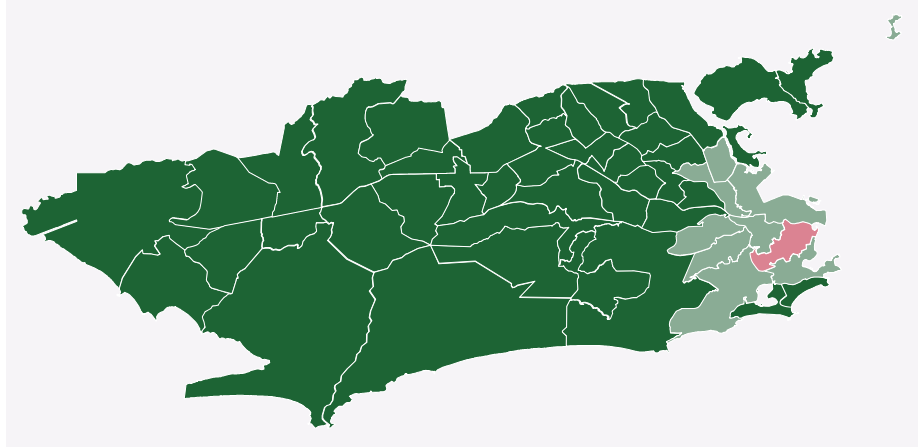 No Rio Bolsonaro só perdeu em Laranjeiras