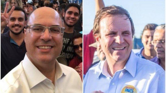 Ibope: Paes cresce, e diferença para Witzel cai 8 pontos percentuais