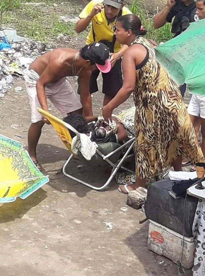 FILHO DE VICIADA EM DROGAS NASCE EM BOCA DE FUMO EM COMUNIDADE NA ZONA OESTE!!