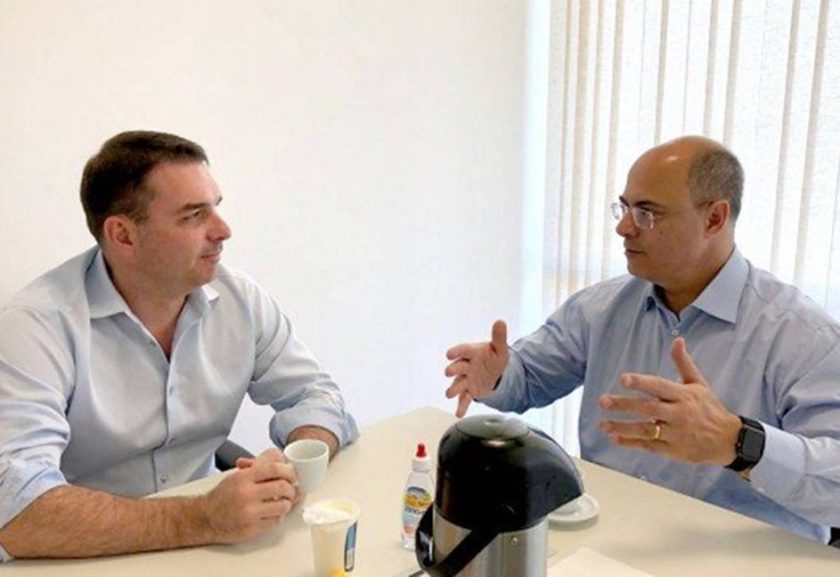 Witzel e Flávio Bolsonaro vão a Israel comprar drone que dispara tiros