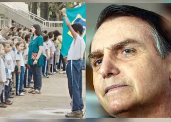BOLSONARO QUER A VOLTA DE RITUAL CÍVICO NAS ESCOLAS