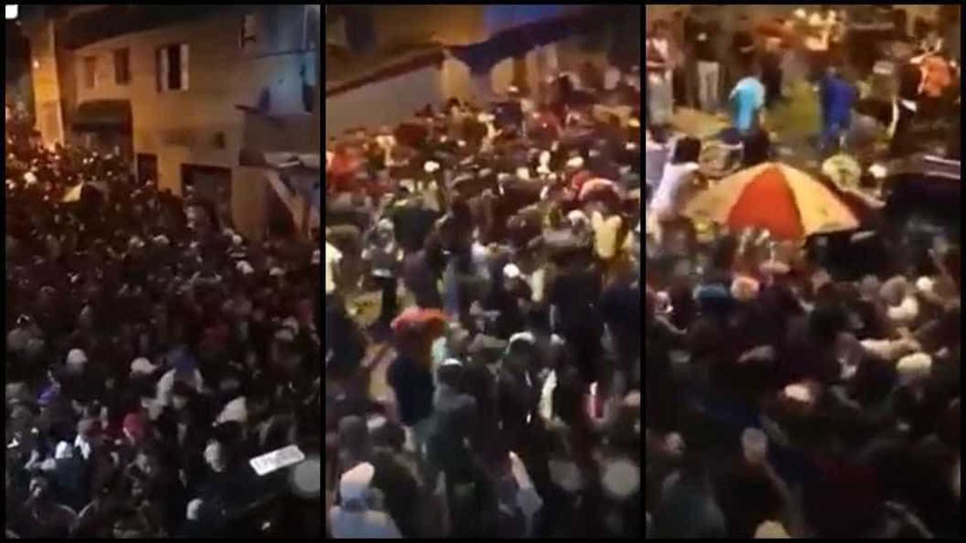 Três morrem pisoteados em tumulto em baile funk