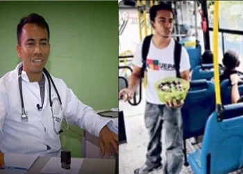 Estudante que vendia bombons no ônibus para pagar faculdade se forma em medicina