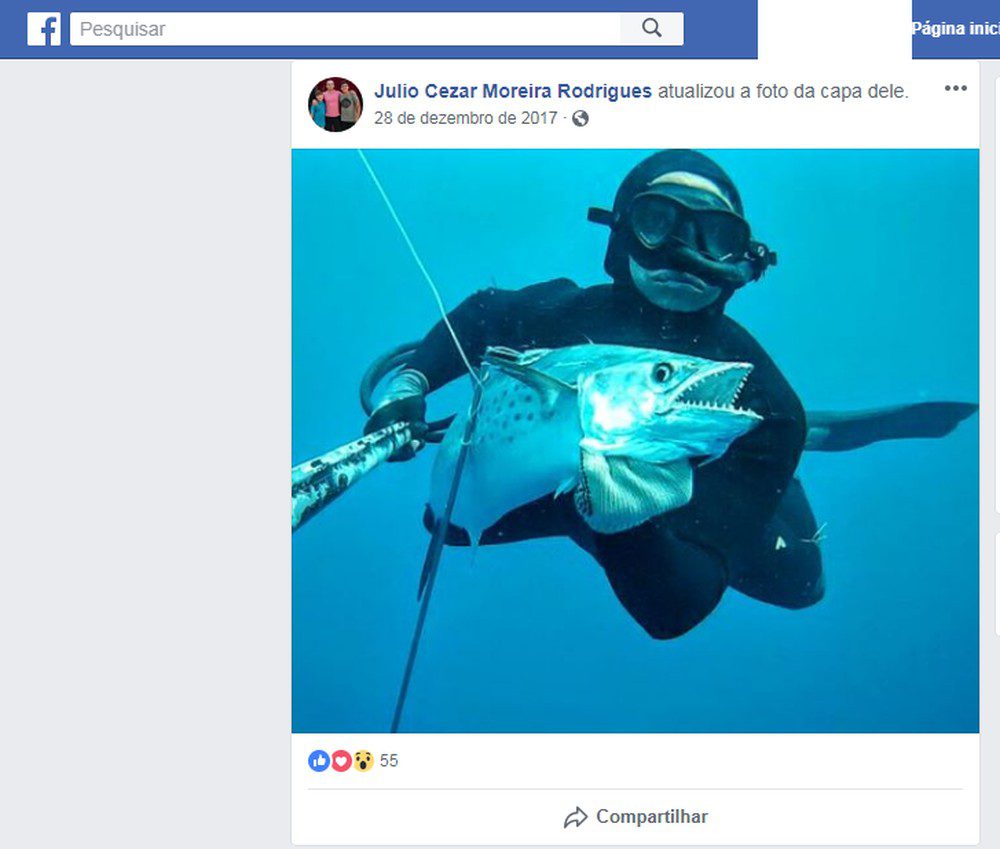 Professor de Educação Física desaparece durante pesca submarina em praia do RJ!!