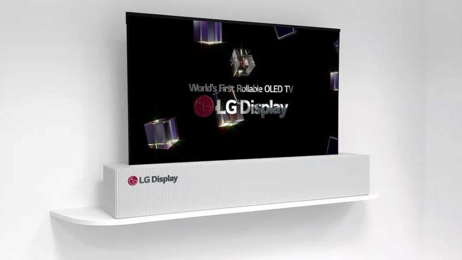 LG vai lançar televisão que pode ser enrolada