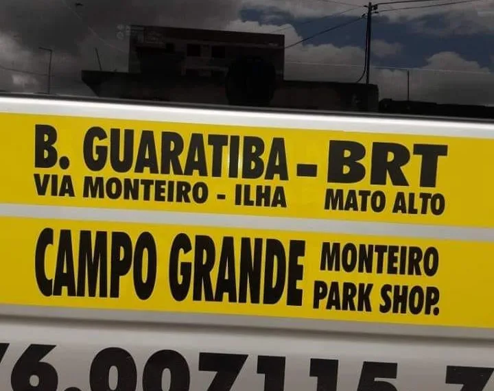 A linha de Van BARRA DE GUARATIBA X CAMPO GRANDE está de volta