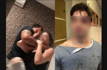 Jovem que agrediu namorada é espancado por amigos da vítima.