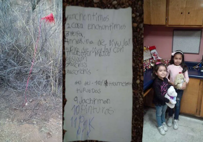Garota envia balão com pedido para Papai Noel e recebe surpresa