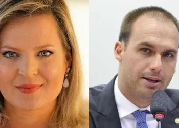 Que treta hein?? Eduardo Bolsonaro e Joice Hasselmann batem boca no WhatsApp do PSL