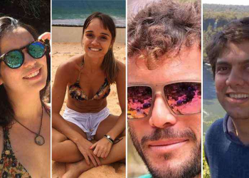Tromba d’água deixa sete  jovens mortos e um desaparecido